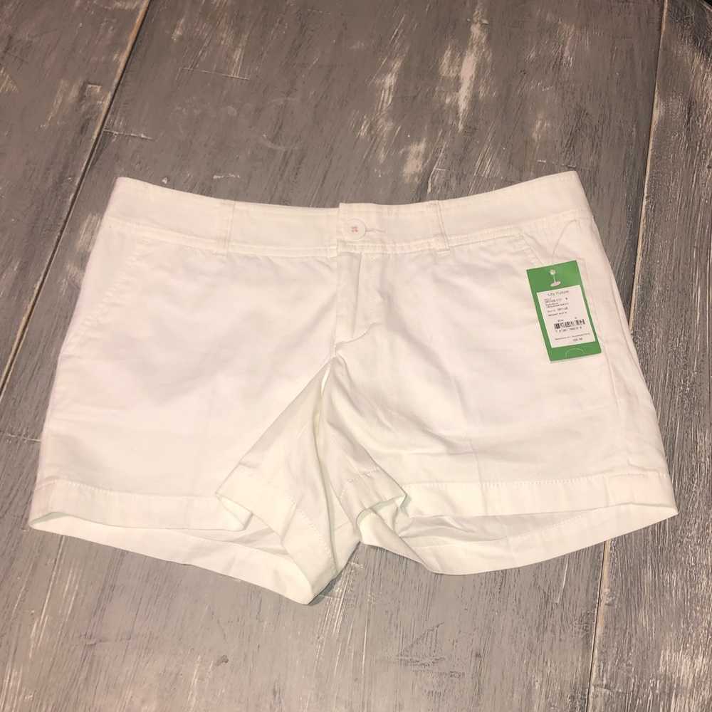 Lilly Pulitzer Resort White Callahan Shorts